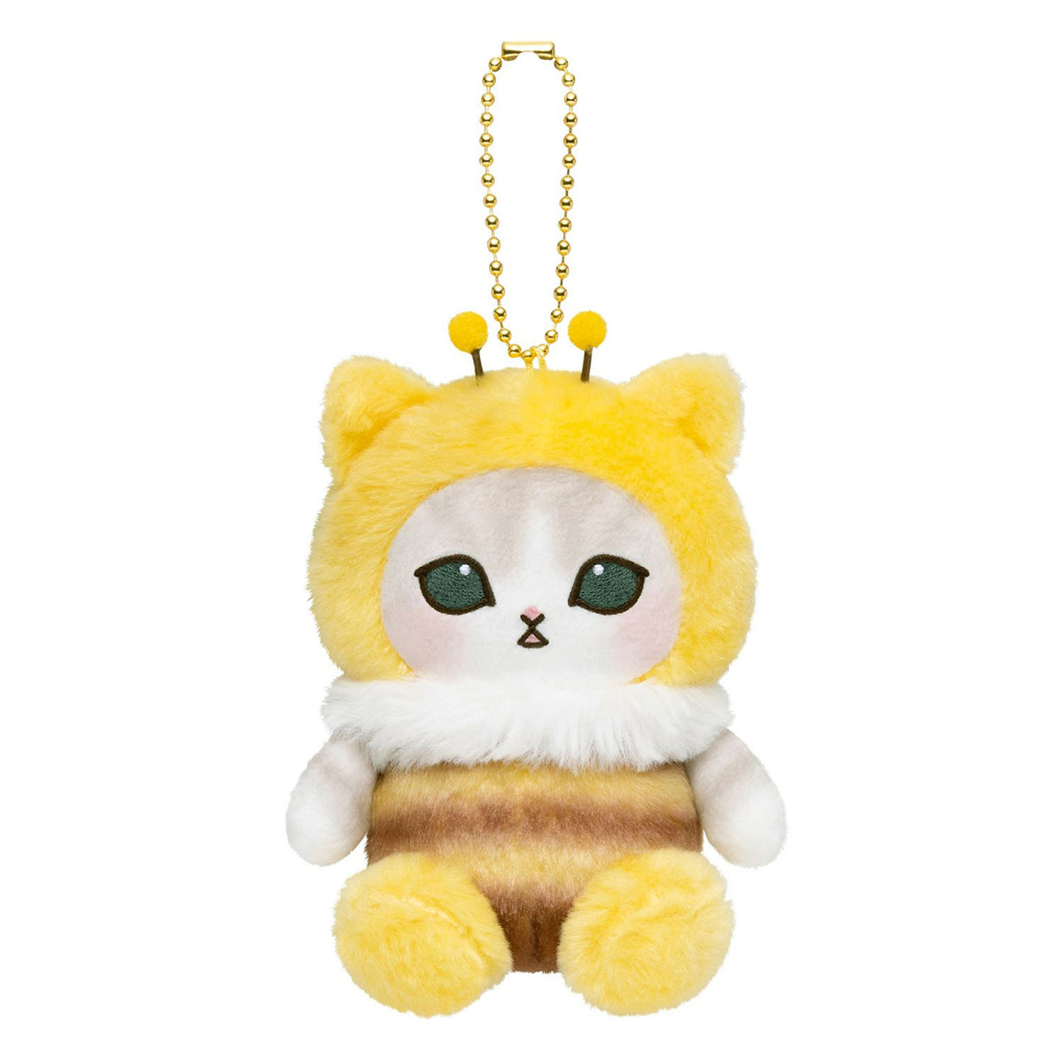 PRE-ORDER | Mofusand | Full of Hachinyan Bee Lottery | Hachiware Cat (Dazed) Sitting Mascot Small Plush | Ichiban Kuji
