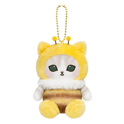 PRE-ORDER | Mofusand | Full of Hachinyan Bee Lottery | Hachiware Cat (Dazed) Sitting Mascot Small Plush | Ichiban Kuji