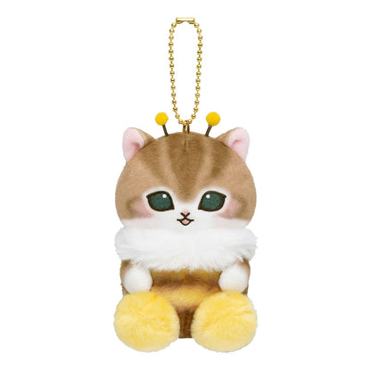 PRE-ORDER | Mofusand | Full of Hachinyan Bee Lottery | Scottish Cat (Smile) Sitting Mascot Small Plush | Ichiban Kuji