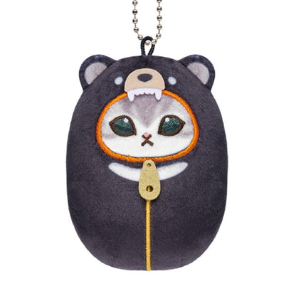Mofusand | Sleeping Bag | Black Bear Mascot Mini Plush
