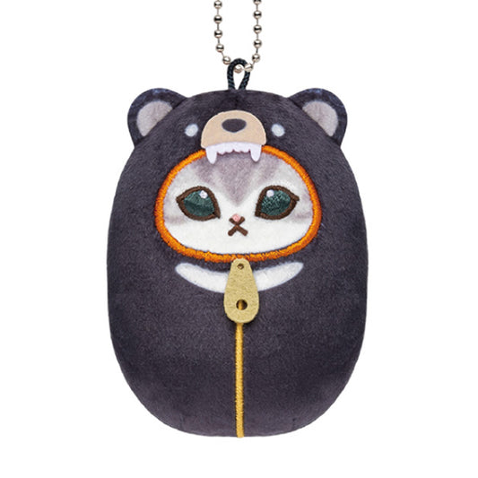 Mofusand | Sleeping Bag | Black Bear Mascot Mini Plush