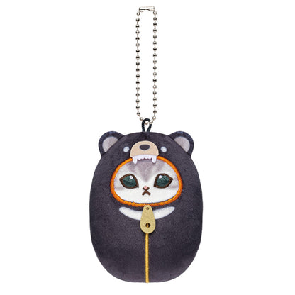 Mofusand | Sleeping Bag | Black Bear Mascot Mini Plush