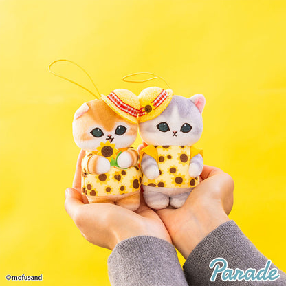 PRE-ORDER | Mofusand | Sunflower Series | Orange Cat (Flower Shirt) Mascot Mini Plush