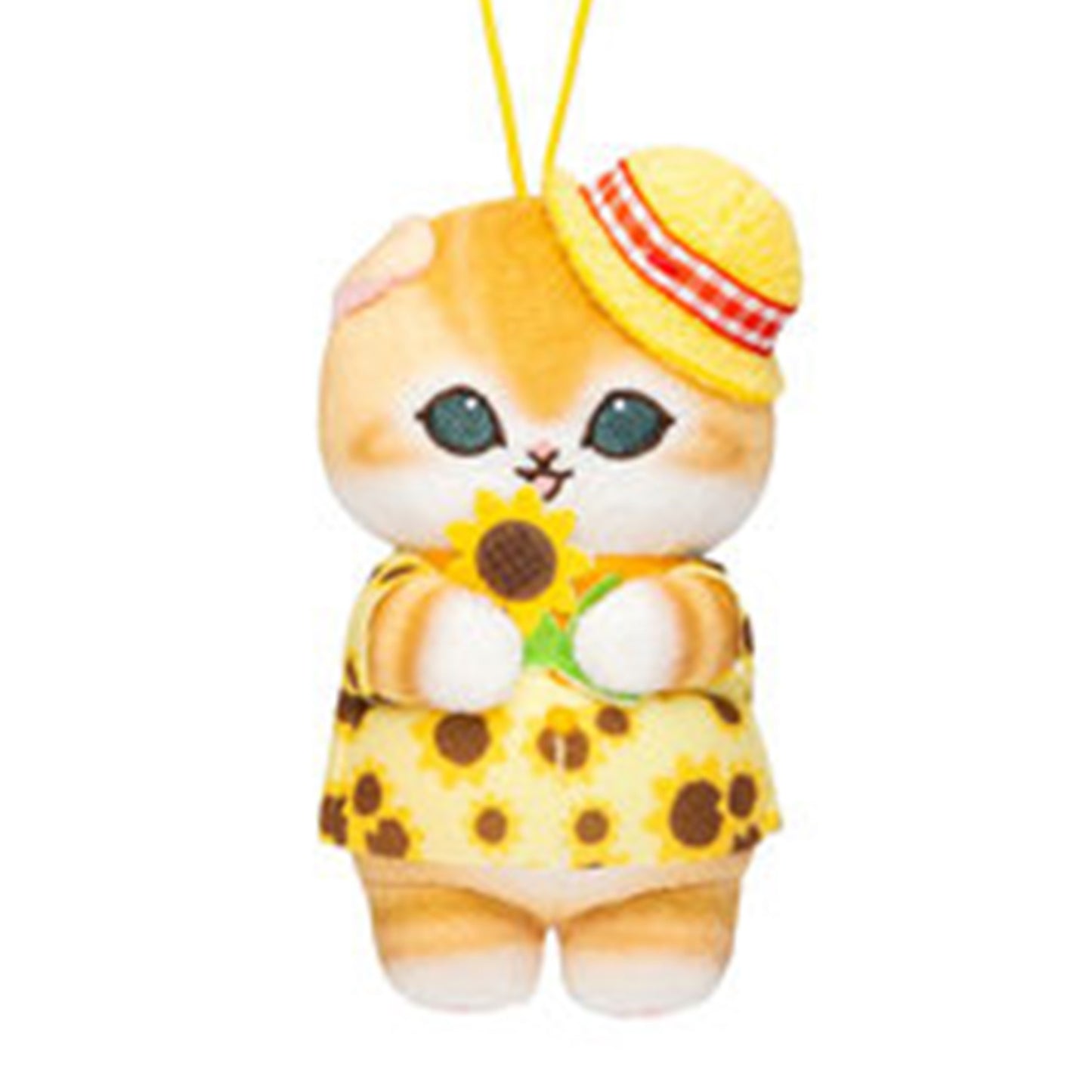 PRE-ORDER | Mofusand | Sunflower Series | Orange Cat (Flower Shirt) Mascot Mini Plush