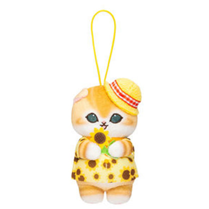 PRE-ORDER | Mofusand | Sunflower Series | Orange Cat (Flower Shirt) Mascot Mini Plush