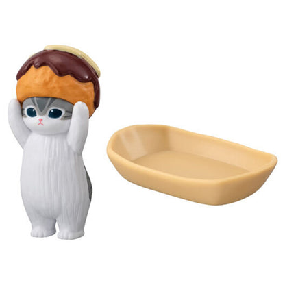 Mofusand | Takoyaki | Gray Cat with Tray Figure