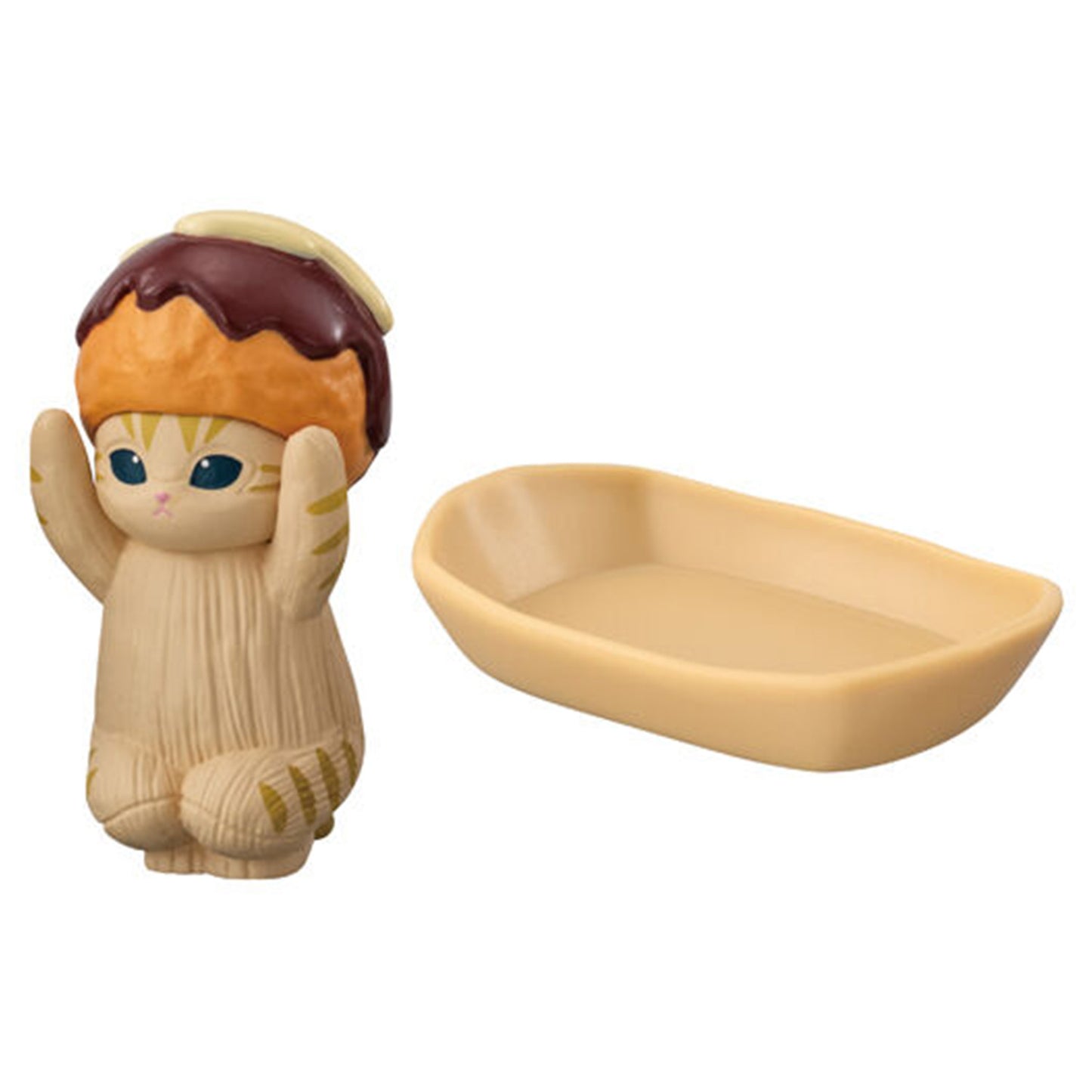 Mofusand | Takoyaki | Orange Cat with Tray Figure