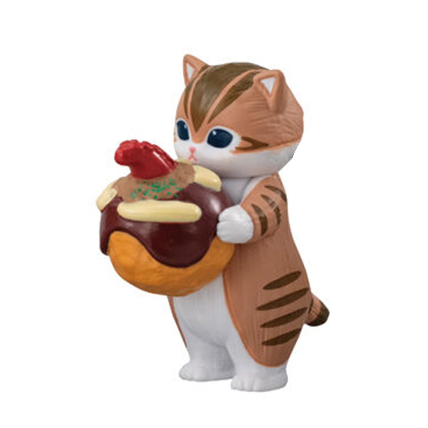 Mofusand | Takoyaki | Brown Cat with Tray Figure