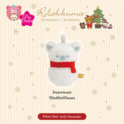 PRE-ORDER | Rilakkuma | Christmas 2024 | Ornament Tenori Mini Plushies