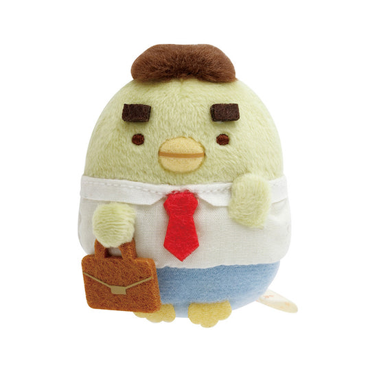 PRE-ORDER | Sumikko Gurashi | Nursery School | Penguin? (Salaryman Father) Tenori Mini Plush