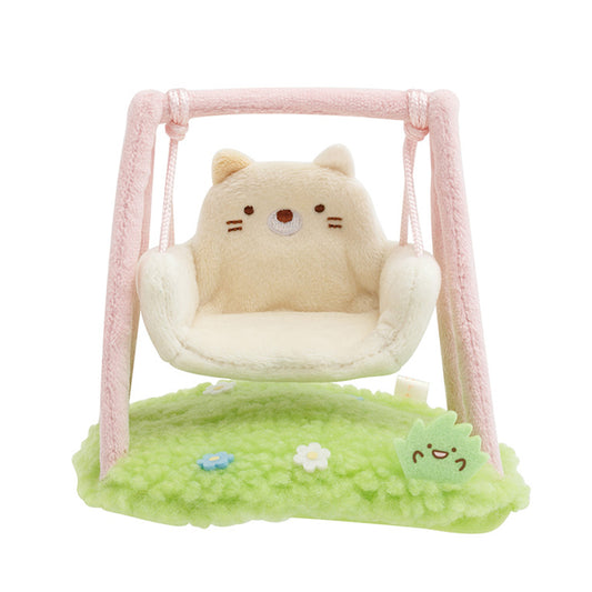 PRE-ORDER | Sumikko Gurashi | Nursery School | Neko Cat (Swing) Scene Small Plush