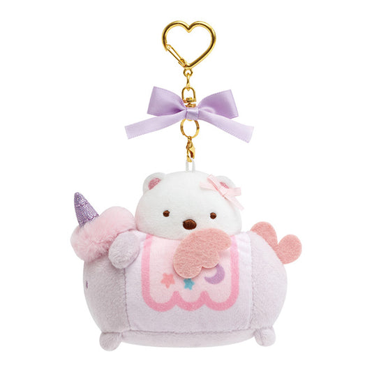 Sumikko Gurashi | Nursery School | Shirokuma (Merry-go-round Unicorn) Keychain Mini Plush