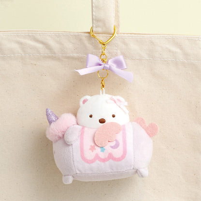 Sumikko Gurashi | Nursery School | Shirokuma (Merry-go-round Unicorn) Keychain Mini Plush