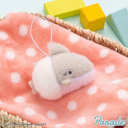 Odekake Kozame | Baby Shark Sheepwa | Kozame Soft Fuzzy Keychain Mini Beanie Plush