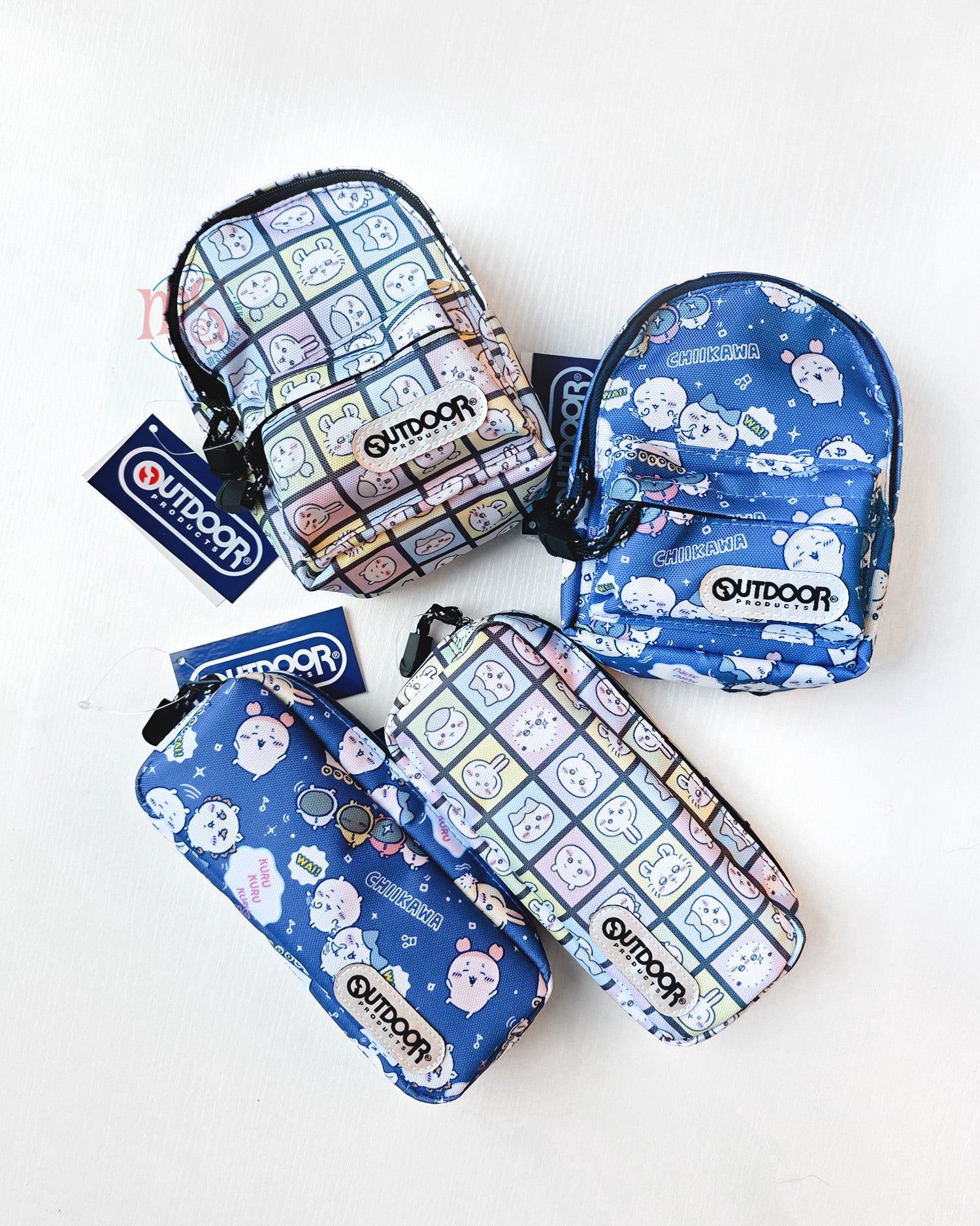 Chiikawa x Outdoor | Backpack Style (Everyone) Small Pouch with