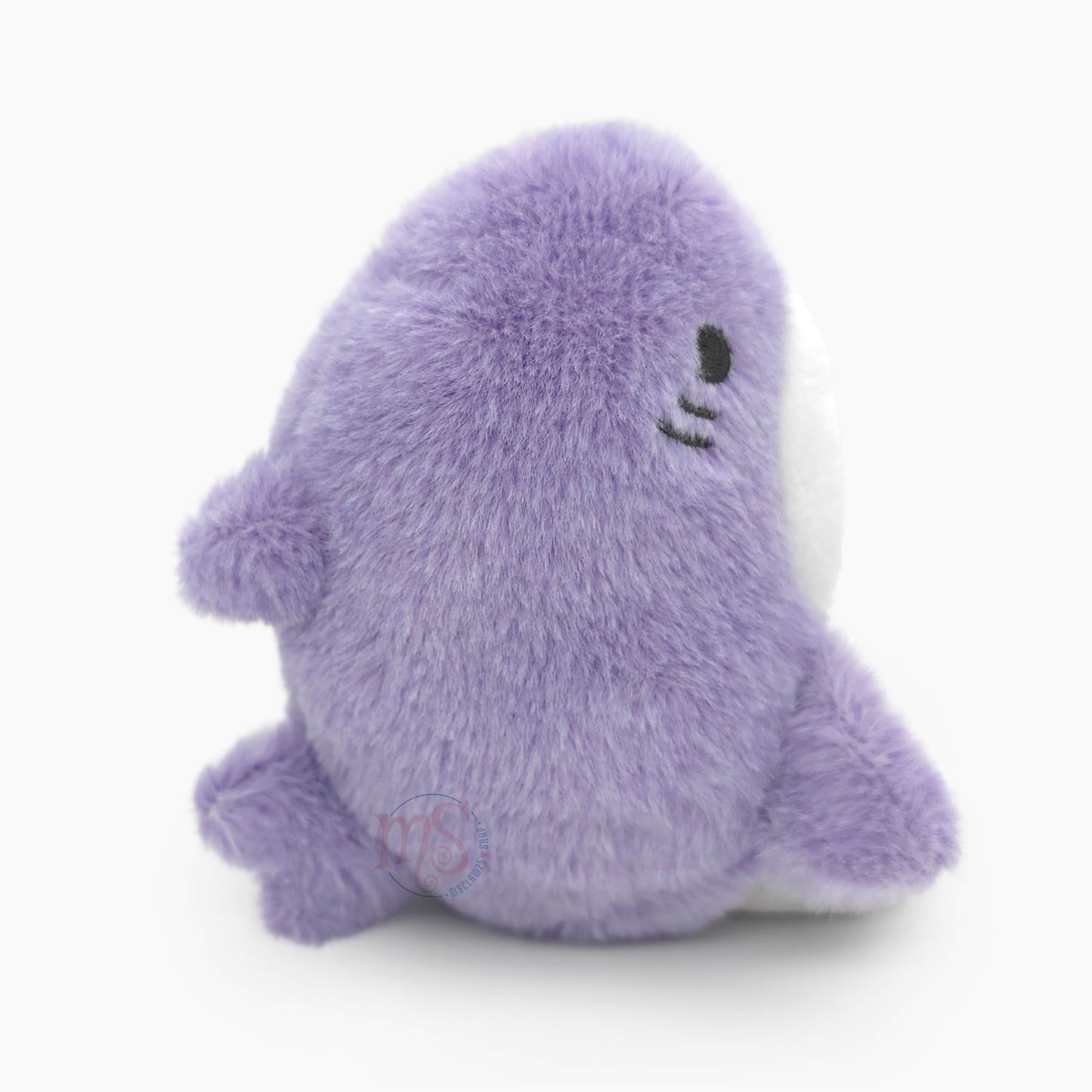 Mofusand | Pastell-Serie | Hai Lila Schlüsselanhänger Mini Plüsch