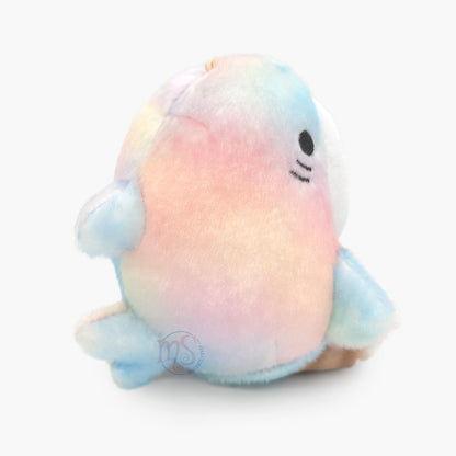 Mofusand | Pastell-Serie | Hai-Marmor-Schlüsselanhänger, Mini-Plüsch