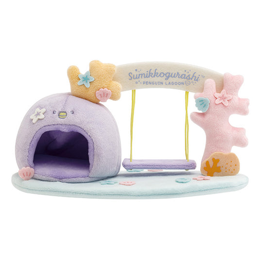 PRE-ORDER | Sumikko Gurashi | Penguin Lagoon | Coral Cave & Swing Scene Plush