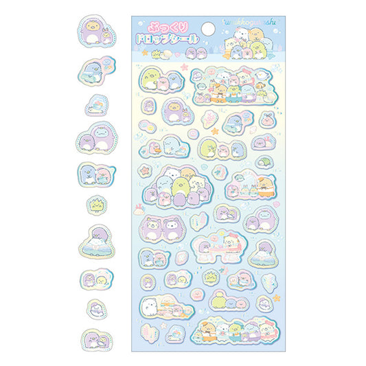 PRE-ORDER | Sumikko Gurashi | Penguin Lagoon |  Foil Stamping Style B (Blue) Sticker