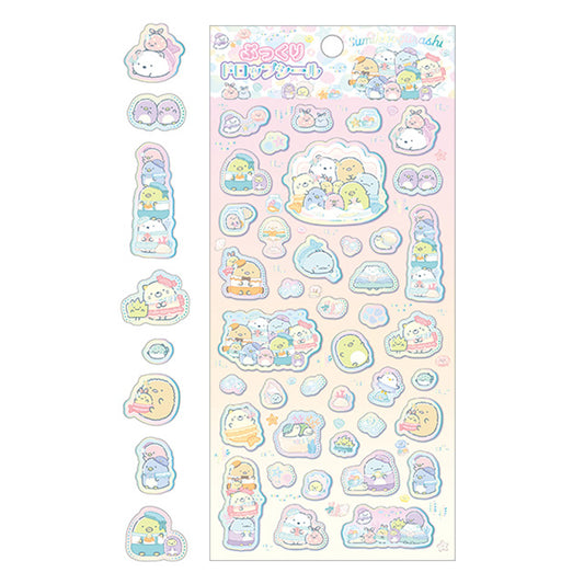 PRE-ORDER | Sumikko Gurashi | Penguin Lagoon |  Foil Stamping Style A (Pink) Sticker
