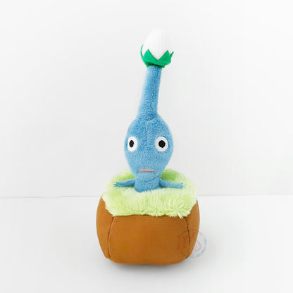 Pikmin | Ausziehserie | Blauer Pikmin-Schlüsselanhänger, kleines Plüsch