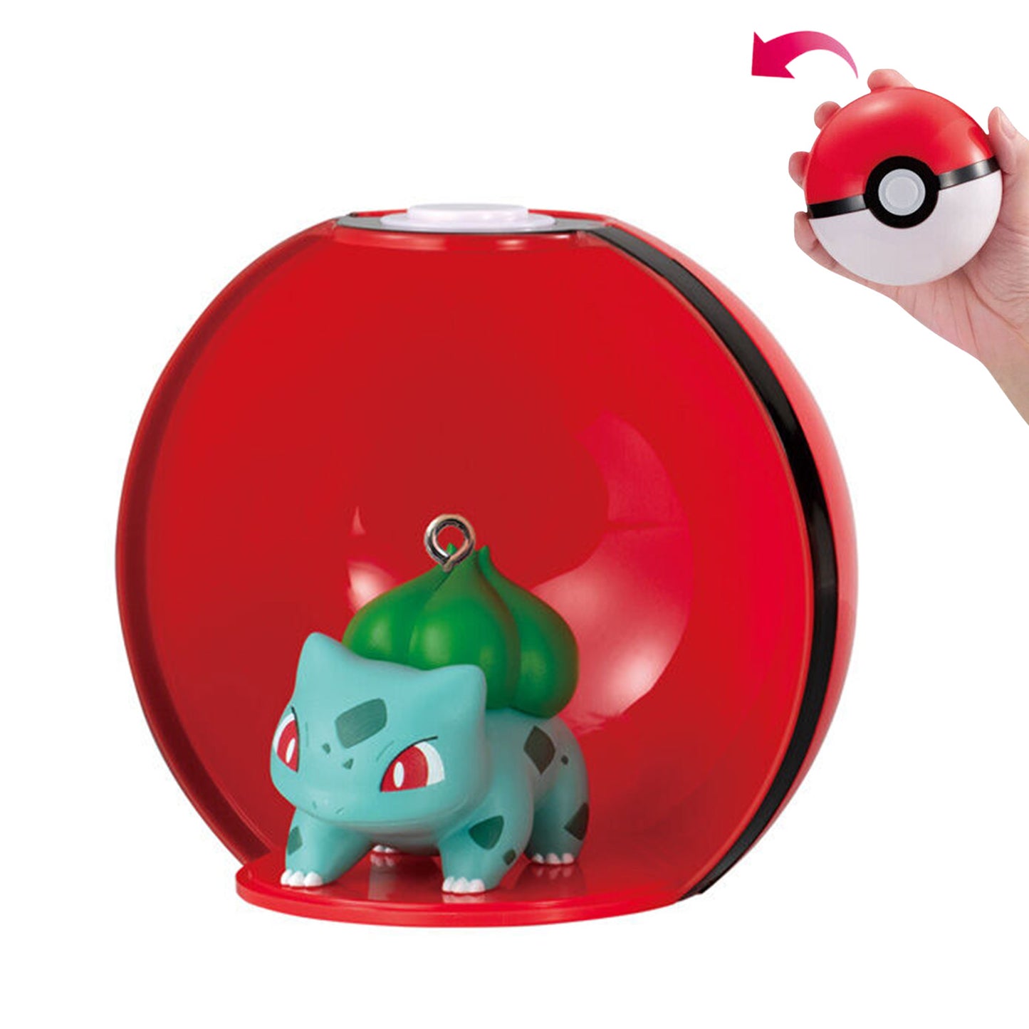 Pokémon | Pokeball Gashatto 6 | Bulbasaur Keychain Display Figure