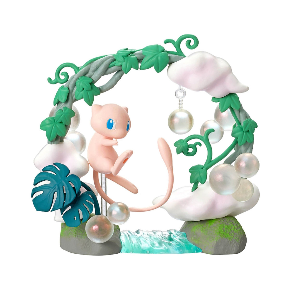 Pokémon | Re-ment | Circular Diorama Collection 2: A Sparkling Moment | Mew Scenery Figure