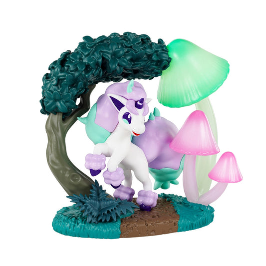 Pokémon | Re-ment | Circular Diorama 1 | Galarian Ponyta Scenery Figure