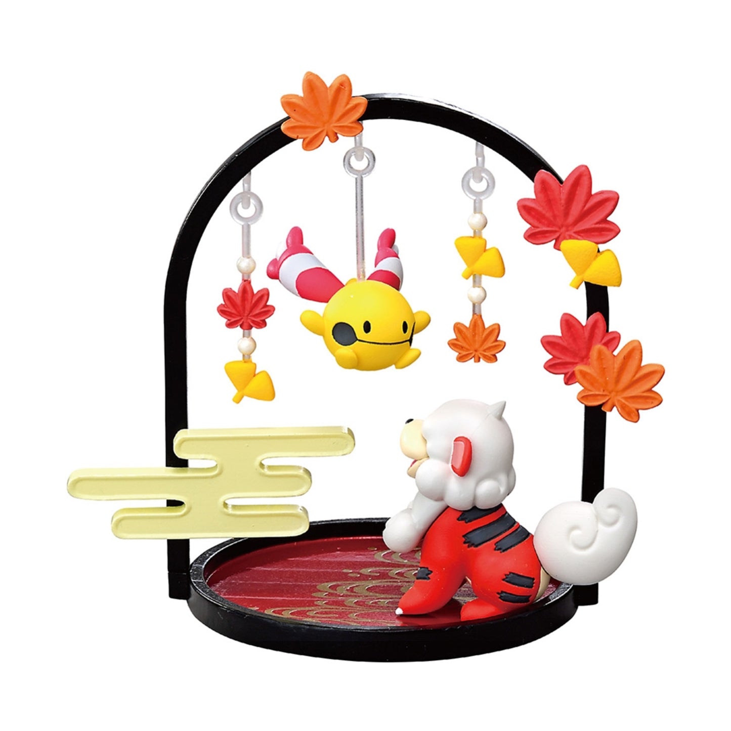 Pokémon | Re-ment | Funwari Yurarin Softly Swaying | Chimecho & Hisuian Growlithe Scenery Figure