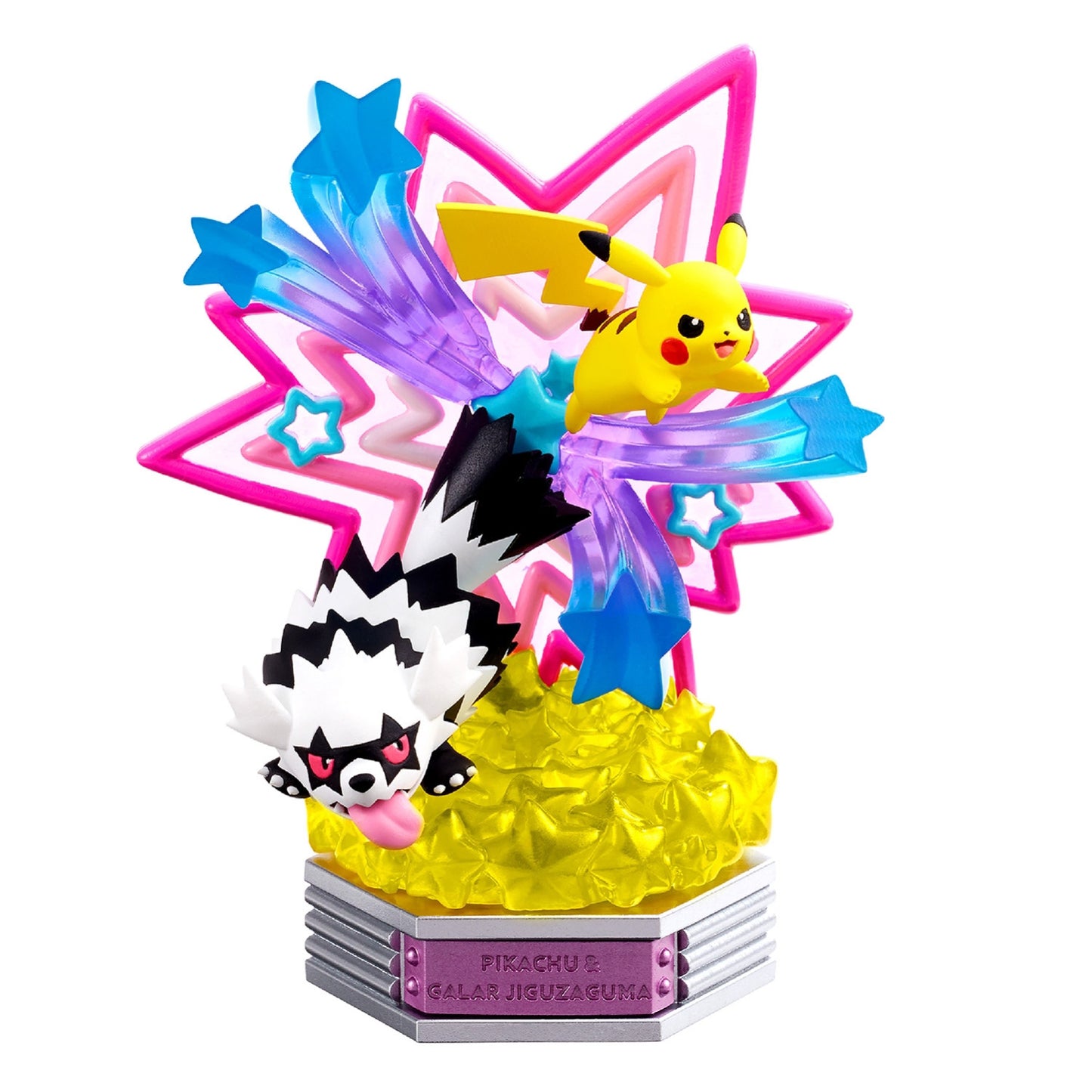Pokémon | Re-ment | Neon Party | Pikachu & Galar Zigzagoo Scenery Figure