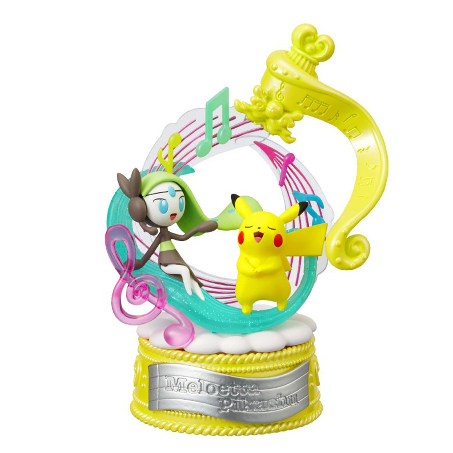 Pokémon | Re-ment | Pop Melody | Meloetta & Pikachu Scenery Figure