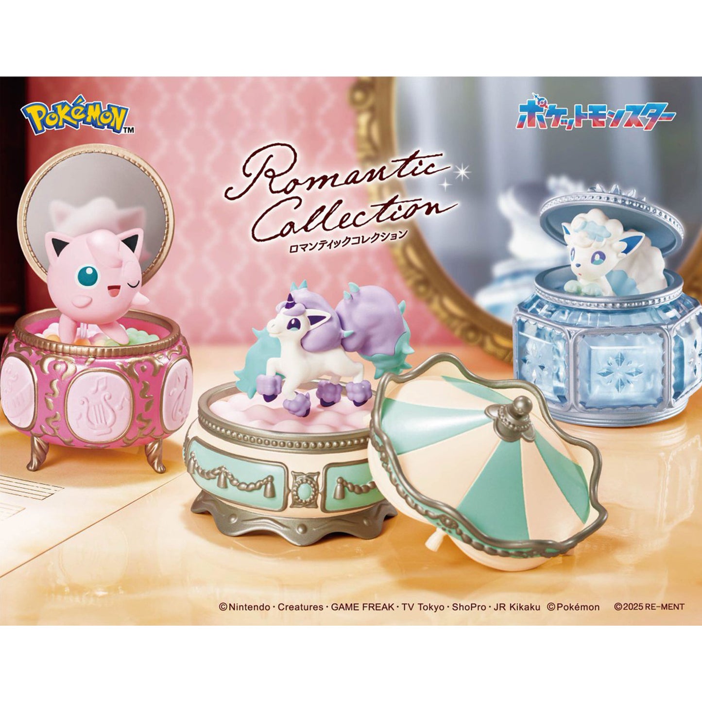 Pokémon | Re-ment | Romantic Collection 1 | Alolan Vulpix Scenery Figure