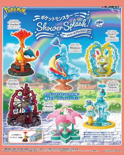 Pokémon | Re-ment | Shower Splash | Milotic Scenery Figure
