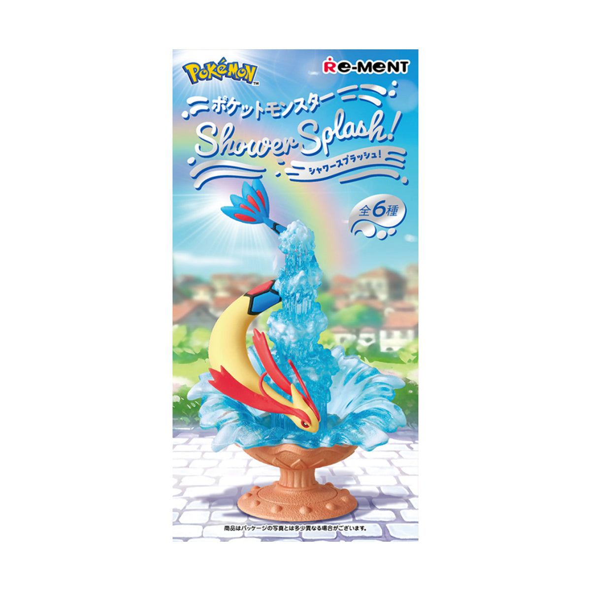 Pokémon | Re-ment | Shower Splash | Milotic Scenery Figure