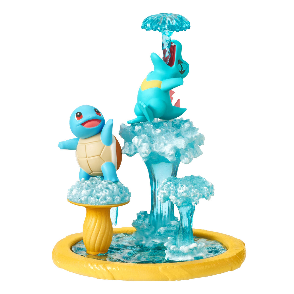 Pokémon | Re-ment | Shower Splash | Squirtle & Totodile Scenery Figure