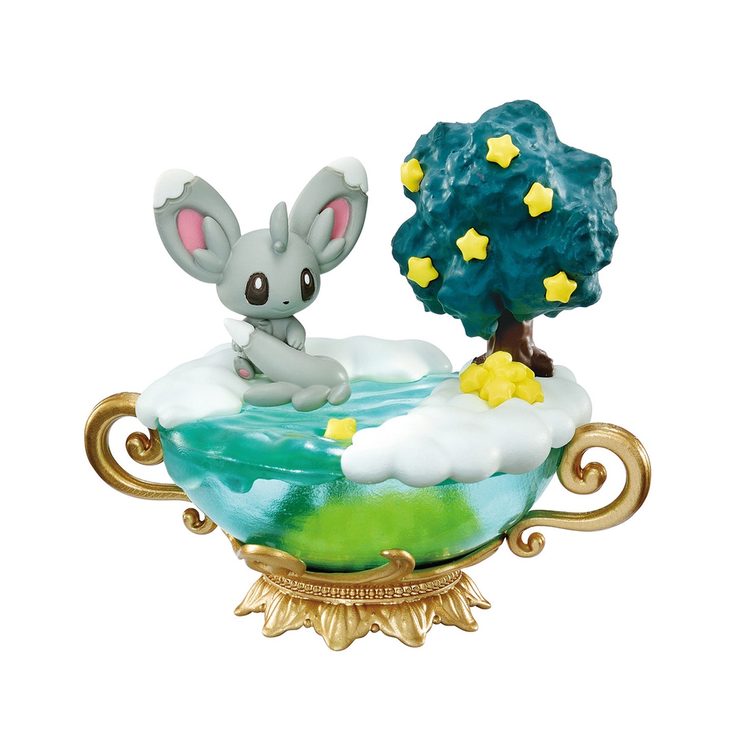 Pokémon | Re-ment | Starrium Series: Dreamy Moonlit Night | Minccino Scenery Figure