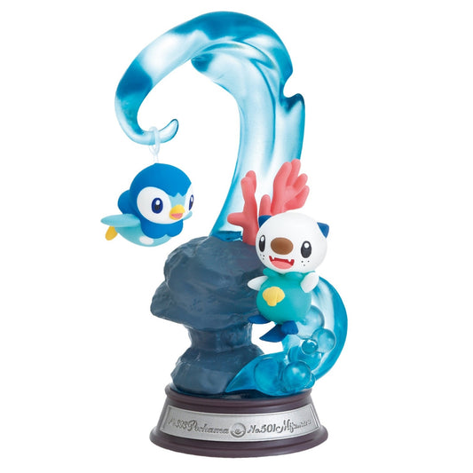 Pokémon | Re-ment | Swing Vignette Collection 2 | Piplup & Oshawott Scenery Figure