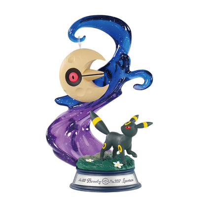 Pokémon | Re-ment | Swing Vignette Collection 4: A Moment of Shimmering | Lunatone & Umbreon Scenery Figure