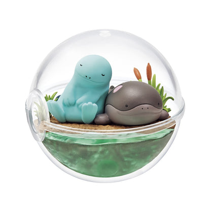 Pokémon | Re-ment | Terrarium Relaxing Time | Quagsire & Clodsire Scenery Figure