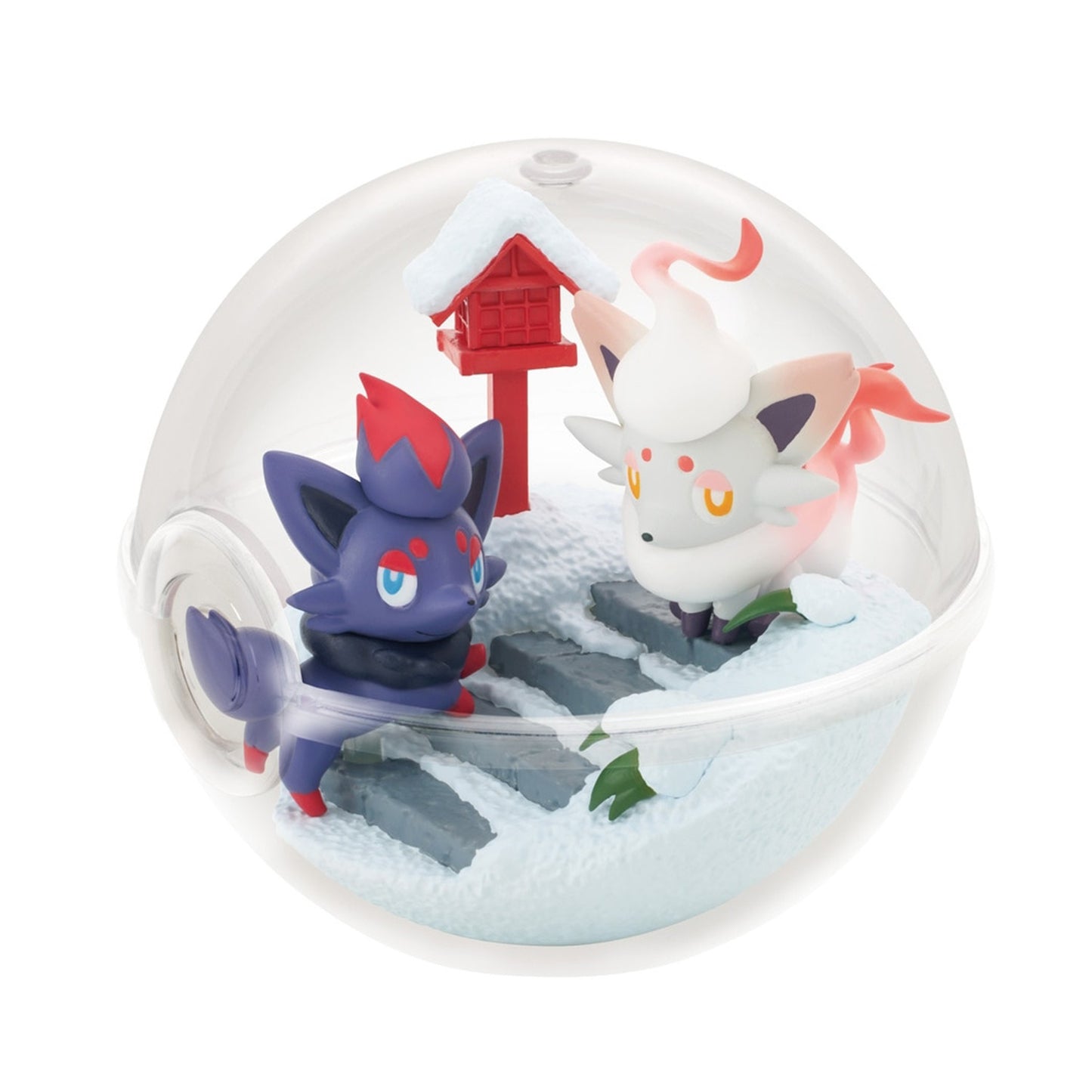 Pokémon | Re-ment | Terrarium Collection 14 | Zorua & Hisuian Zorua Scenery Figure