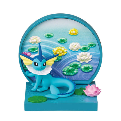 Pokémon | Re-ment | Wanomado Japanese Window | Vaporeon Scenery Figure