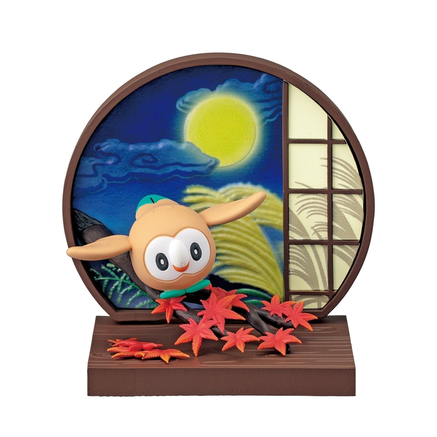 Pokémon | Re-ment | Wanomado Japanese Window | Rowlet Scenery Figure