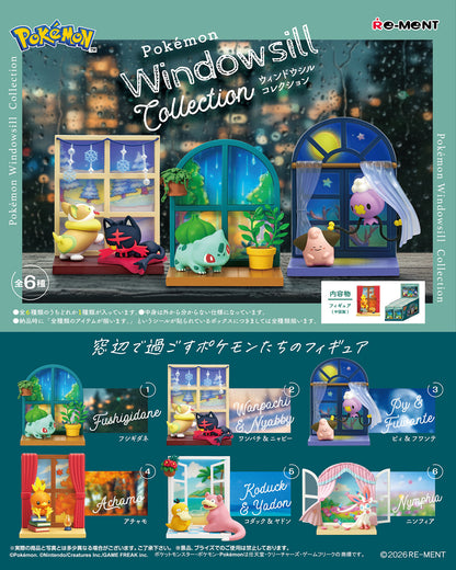 Pokémon | Re-ment | Windowsill Collection | Yamper & Litten Scenery Figure