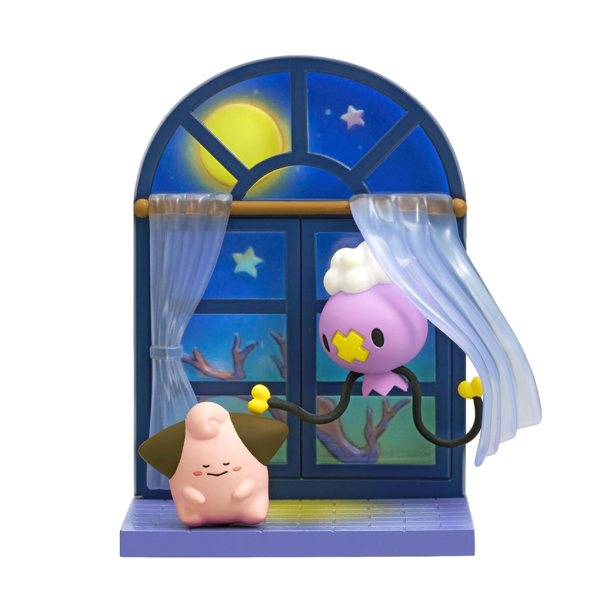 Pokémon | Re-ment | Windowsill Collection | Cleffa & Drifloon Scenery Figure