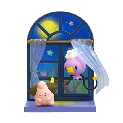 Pokémon | Re-ment | Windowsill Collection | Cleffa & Drifloon Scenery Figure