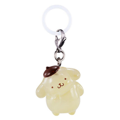 Sanrio | Pompompurin Mejirushi Personal Marker | Head Tilt Keychain Figure