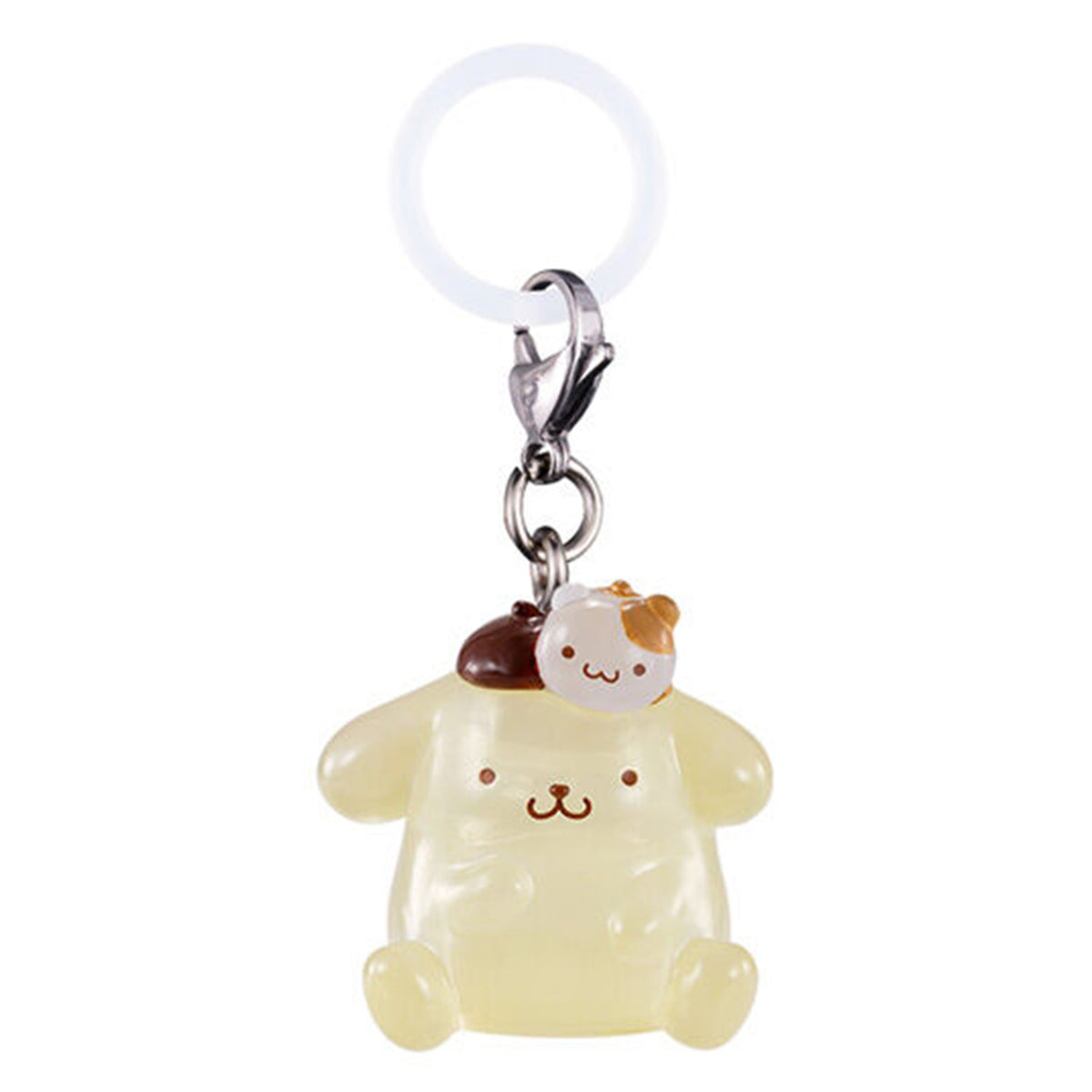 Sanrio | Pompompurin Mejirushi Personal Marker | with Muffin Keychain Figure