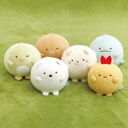 Sumikko Gurashi | Waschstierchens Rundes Restaurant | Neko Katze Satt Schlüsselanhänger Mini Plüsch