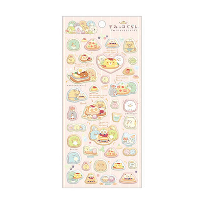 Sumikko Gurashi | Le Restaurant Rond des Ratons Laveurs | Autocollants Gonflés Style B (Rose)