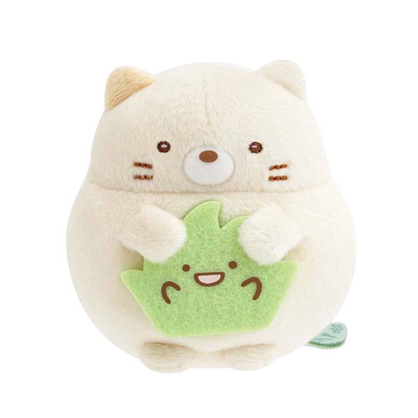 Sumikko Gurashi | Le restaurant rond du raton laveur | Set de mini peluches Chat Neko et Omelette au riz